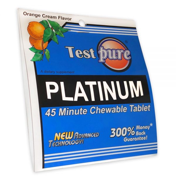 Test Pure® Platinum 45 Minute Chewable Tablet 1 Pack
