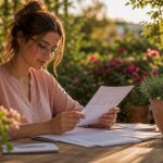 Woman preparing for THC hair follicle test at table