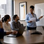 HR manager reviewing workplace drug test policies
