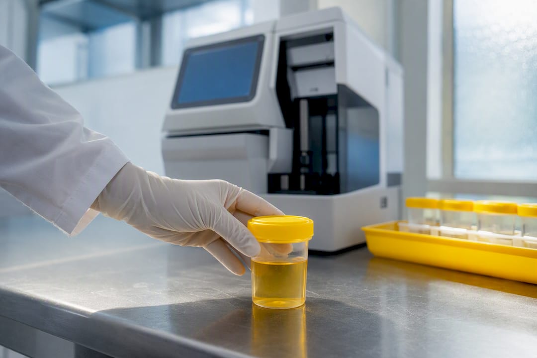Laboratory specimen validity screening setup
