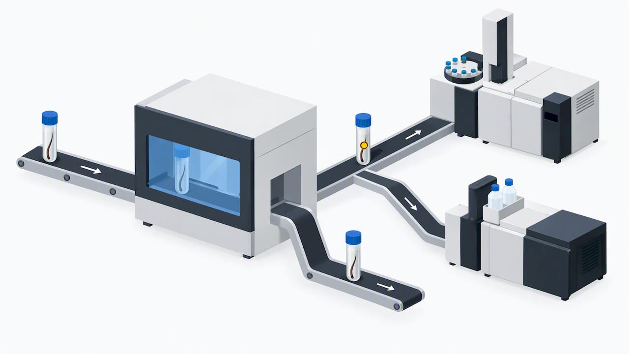 Two-stage hair test screening and confirmation pathway
