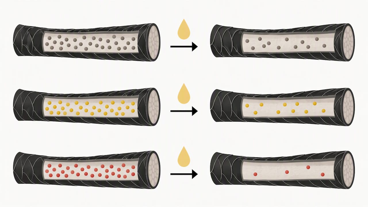 Different drug markers remain after straightening