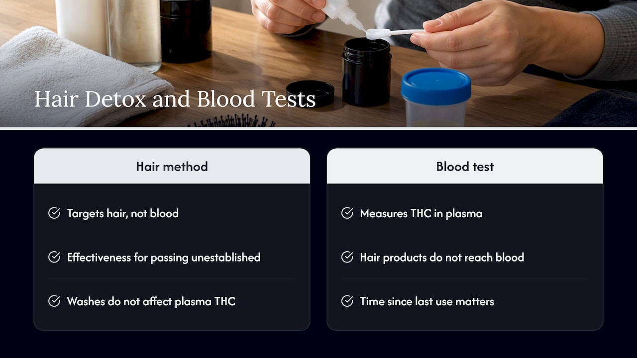 Does the Macujo method help with a blood test? — overview diagram