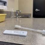 Oral-fluid swab and drug test cassette
