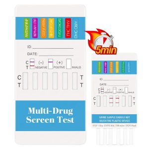 CLIA-Waived 13-Panel Urine Drug Test Dip Card with FEN